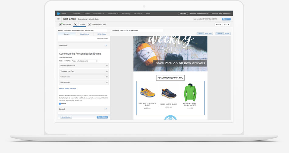 software de analítica predictiva de salesforce