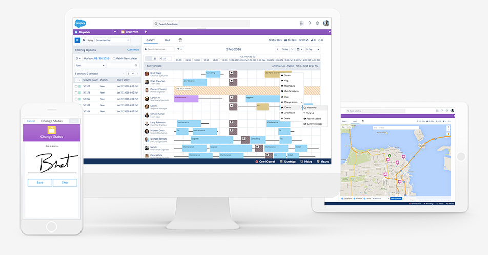customer service solution for service cloud